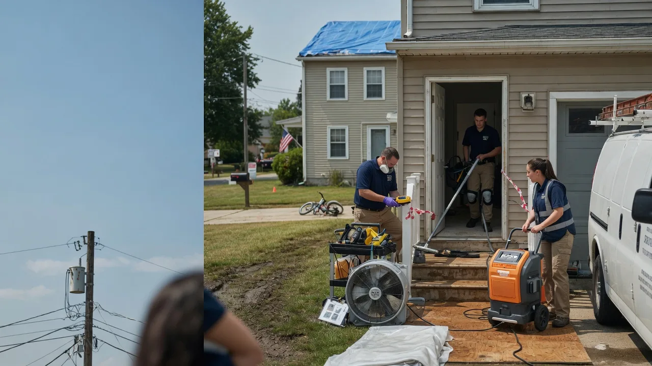 Water Damage Repair in Kansasville, WI near me